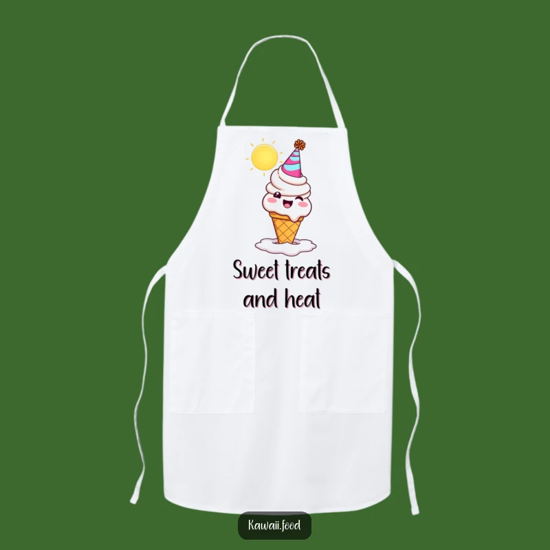 Funny Ice Cream Apron: Hilarious Kitchen Wear for Sweet Bakers