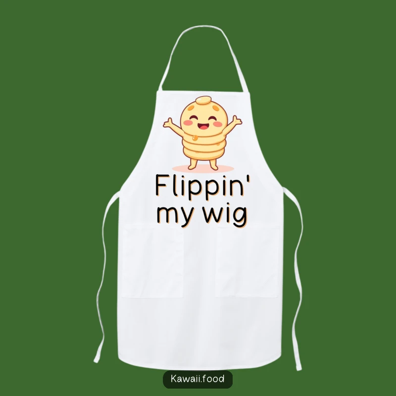 Funny Pancake Wobble Dance Apron - Cook Up Laughs in Style
