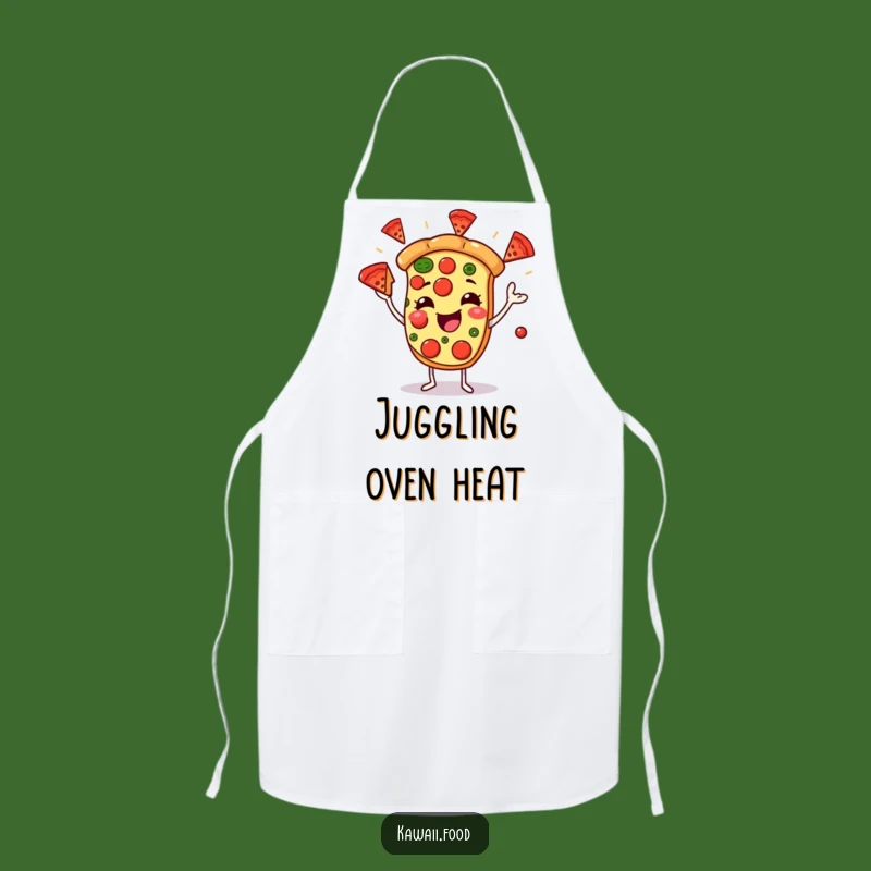 Funny Pizza Juggler Apron - Hilarious Cooking Gift for Foodies