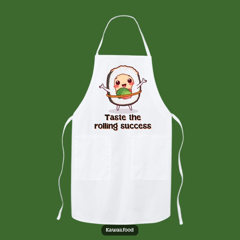 Funny Sushi Hula Hoop Apron, Kitchen Fun for Sushi Lovers
