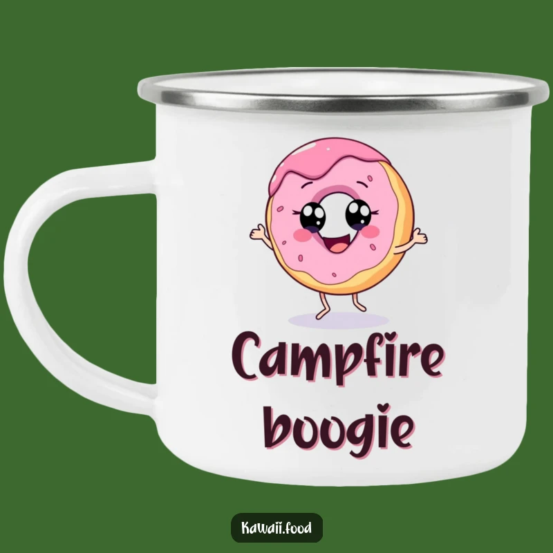 Funny Donut Dance Camping Mug: Durable and Cheerful Sweets Drinkware