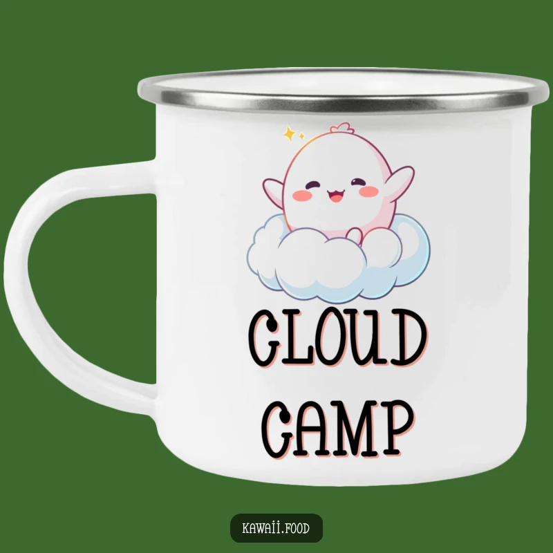 Funny Mochi Cloud Camping Mug: Dreamy Adventure - Adorable Funny Gift