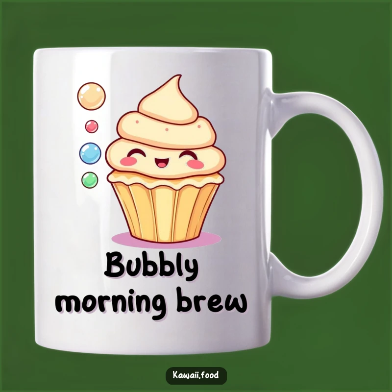 Funny Cupcake Bubbles Mug: Delightful Sweet Gift for Joyful Mornings