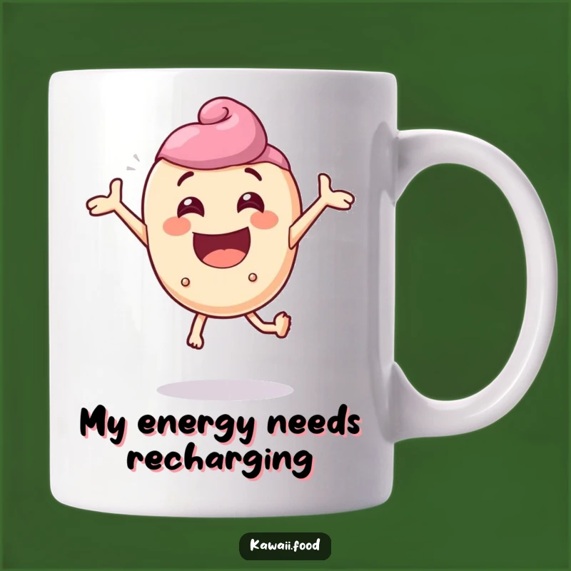 Funny Candy Character Mug: A Delightful Bouncing Treat, Perfect Funny Gift