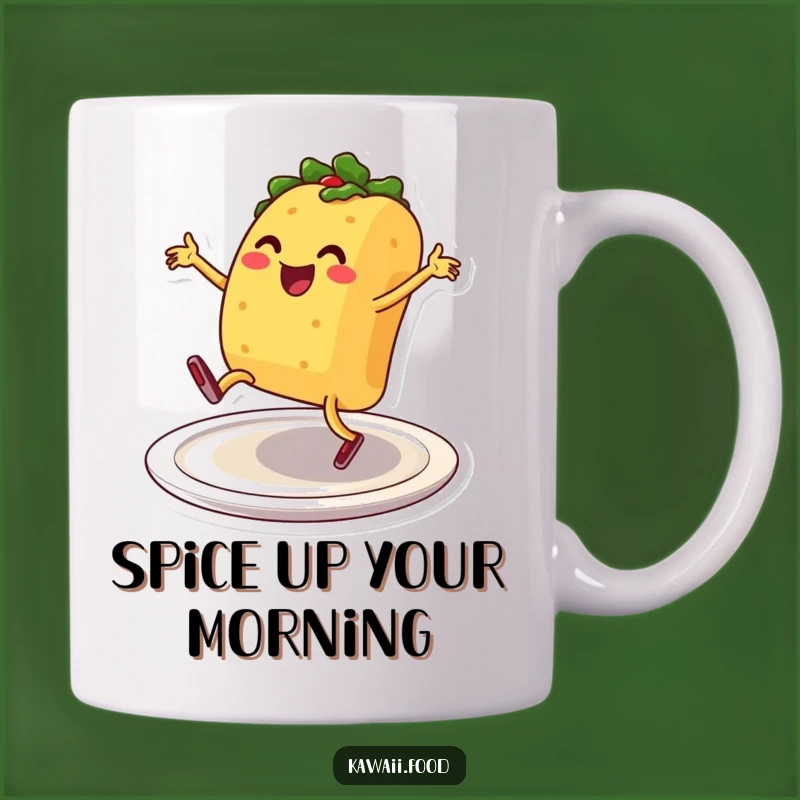 Funny Dancing Taco Mug: Fiesta Fun Moves, Perfect Funny Gift!