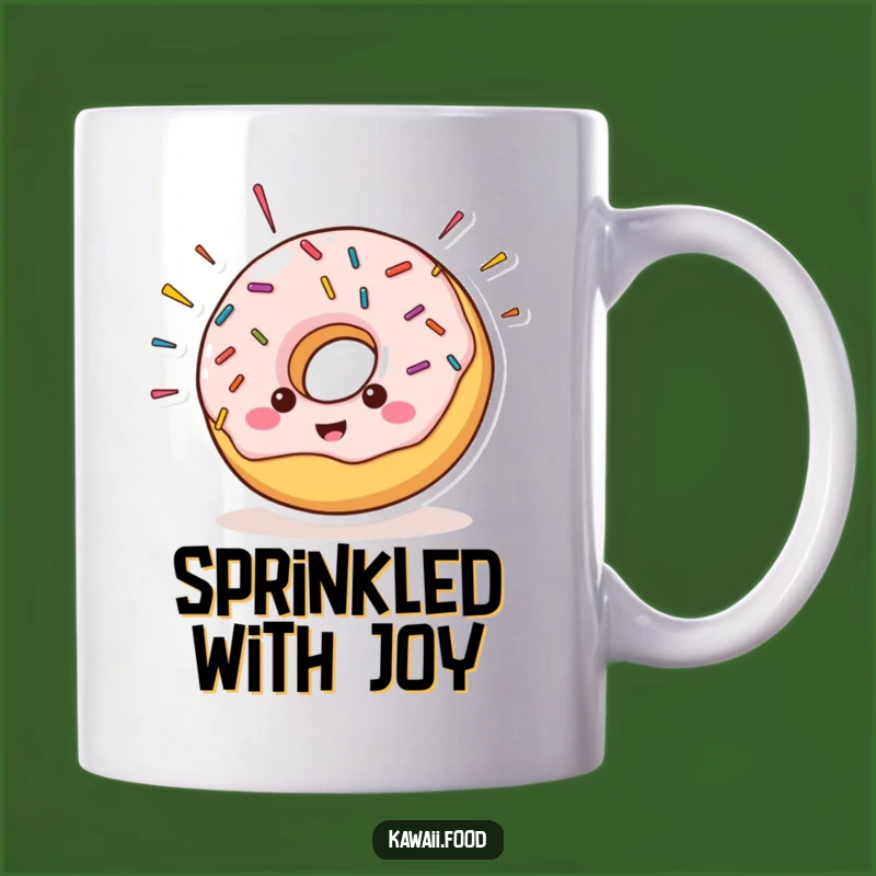 Funny Donut Sprinkle Mug: Hilarious Gift for Sweet Lovers & Fun Addicts