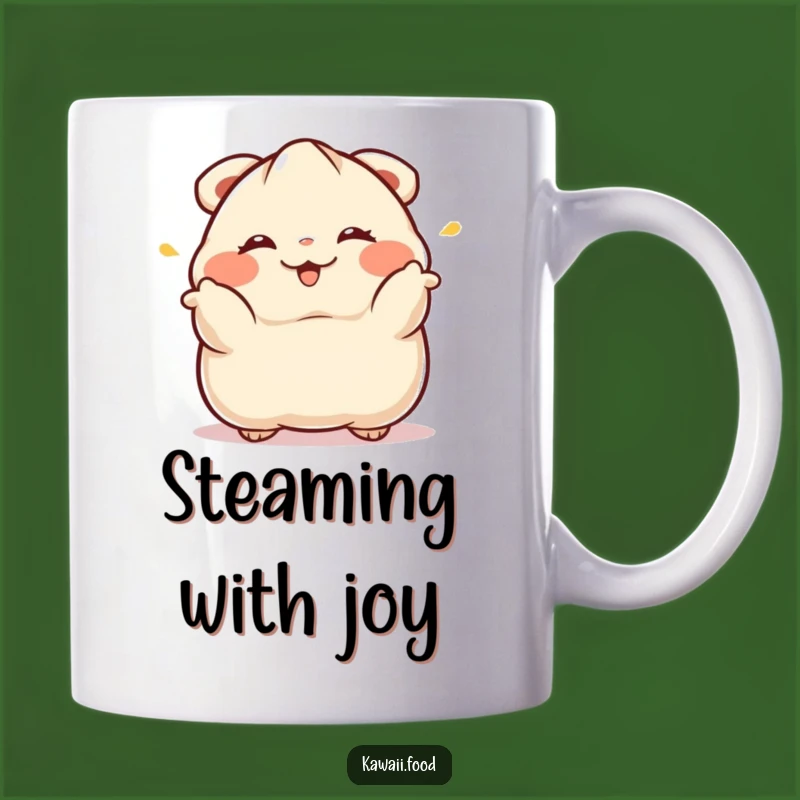 Funny Dumpling Bow Mug: Witty Asian Humor, Perfect Gift for Foodies