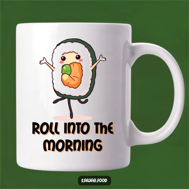 Funny Sushi Roll Mug: Graceful Dancer Fun, Perfect Funny Gift!