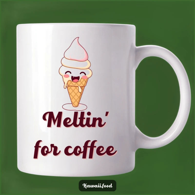 Funny Ice Cream Melting Mug: Hilarious Dessert Gift for Sweet Fun