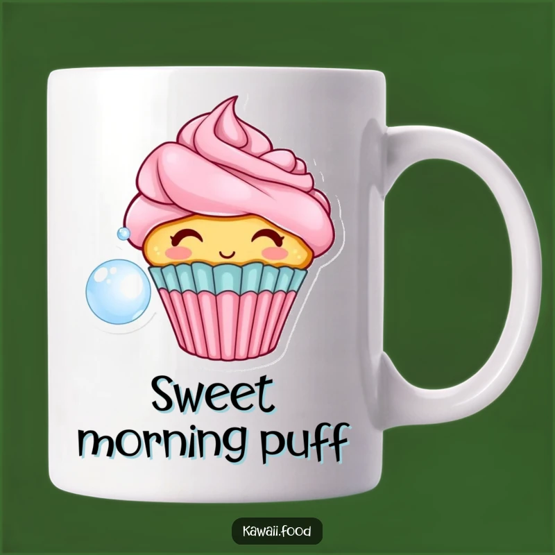 Funny Cupcake Bubble Mug: Sweet Frosting Fun, Perfect Gift