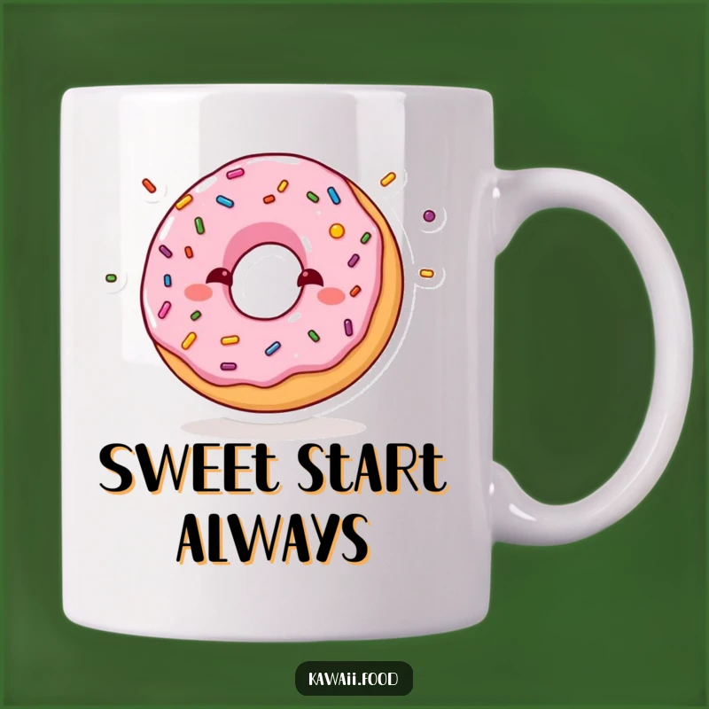 Funny Shy Donut Juggling Sprinkles Mug: Sweet Humor for Treat Lovers