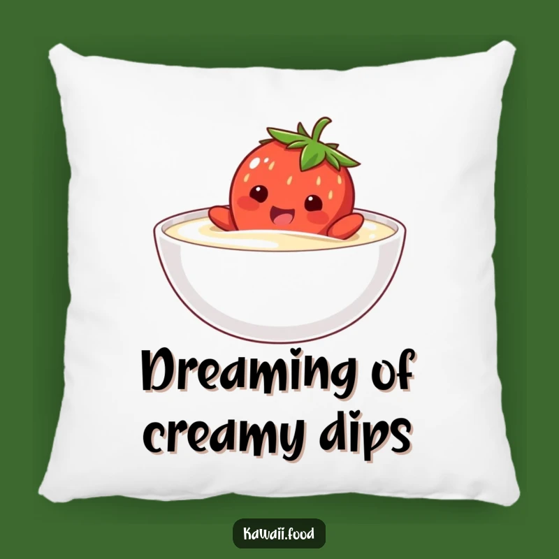 Funny Strawberry Swim Pillow: Cozy Fruit Cushion, Wonderful Funny Gift