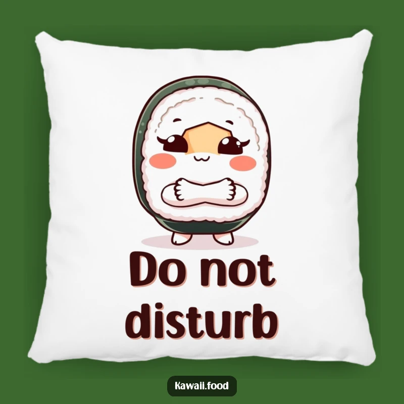 Funny Sushi Shoo Pillow: Cozy Sassy Comfort, Adorable Gift