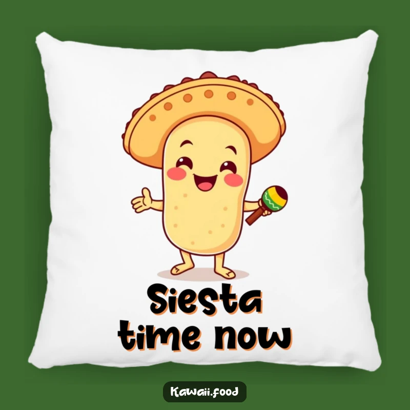 Funny Taco Fiesta Pillow: Comfy Party Pal, Adorable Gift