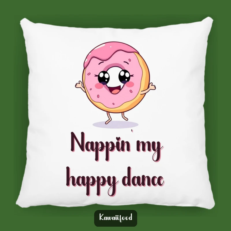 Funny Donut Dance Pillow: Comfy and Cheerful Sweets Decor