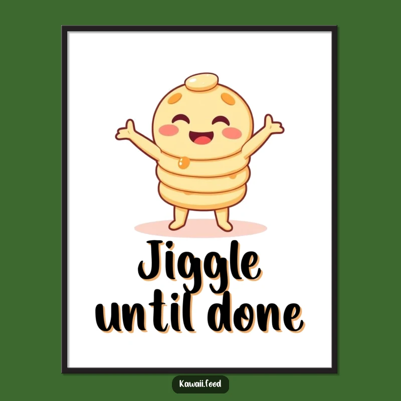 Funny Pancake Wobble Dance Digital Art - Instant Hilarious Decor Download