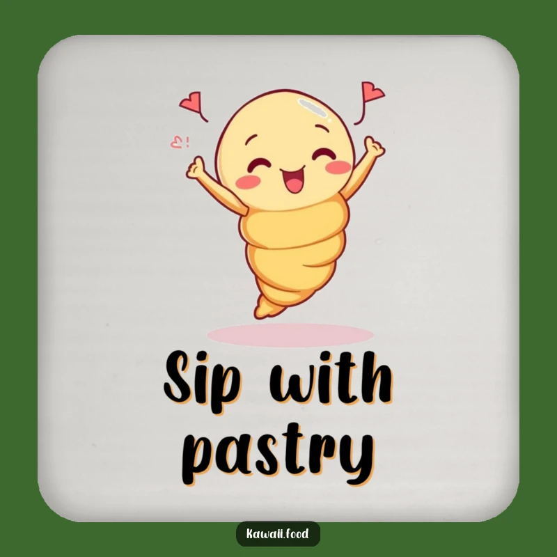Funny Croissant Jump Coaster: Curious Pastry Protector, Perfect Funny Gift