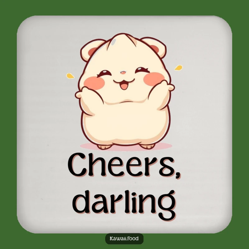 Funny Dumpling Coaster Set: Witty Decor, Perfect Gift for Parties