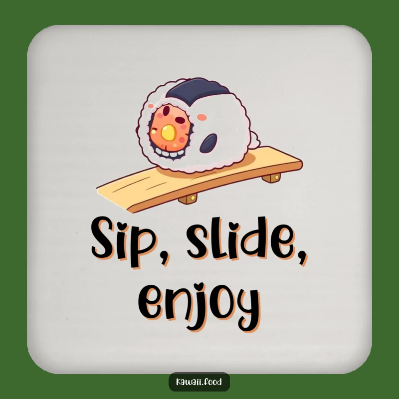 Funny Sushi Ramp Coasters: Protect Surfaces with Smooth Fun