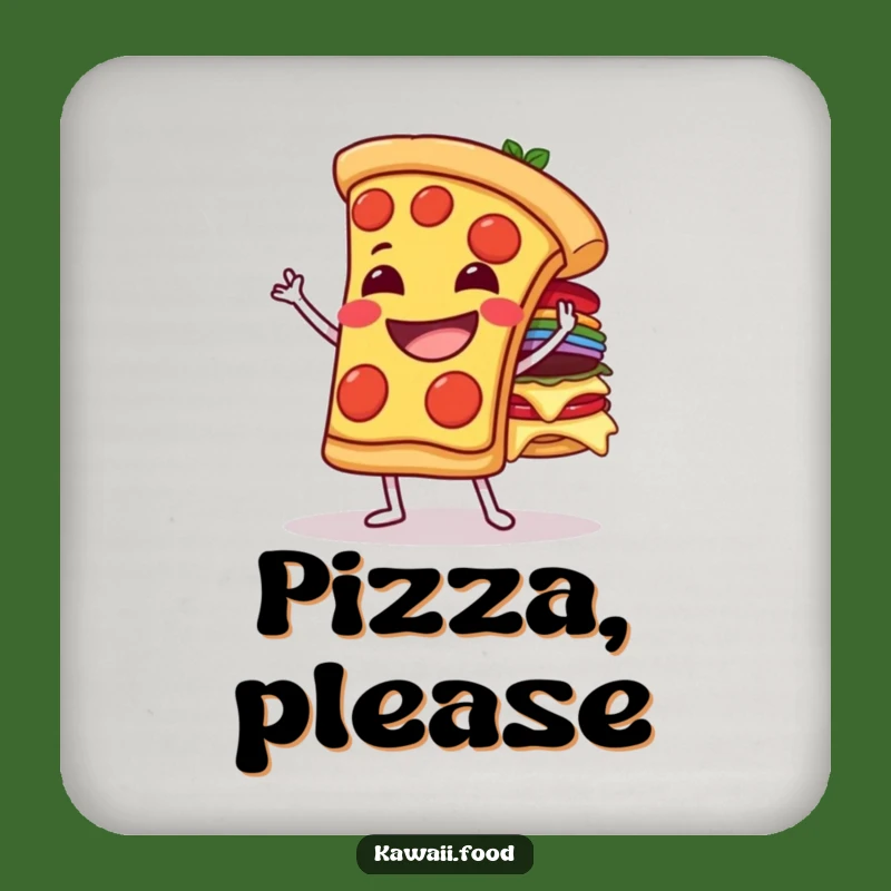 Funny Pizza Topping Balance Coasters - Protect Surfaces with Hilarious Foodie Fun!