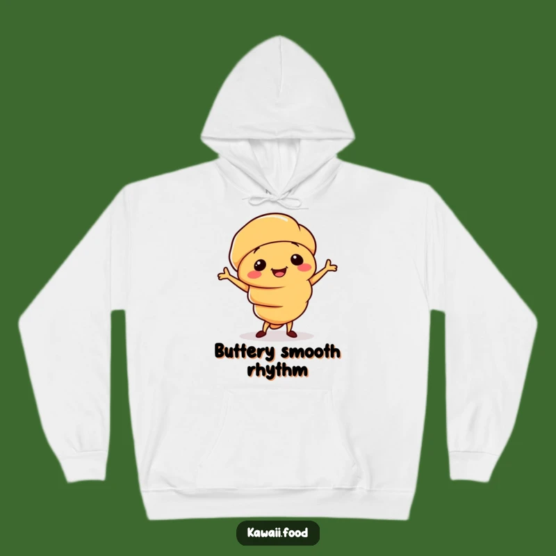 Funny Croissant Jig Hoodie: Cozy Pastry Dance, Great Funny Gift