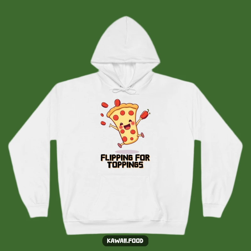Cozy Up With Comedy: Funny Pizza Slice Hoodie - Cartwheel Fun, Ideal Funny Gift