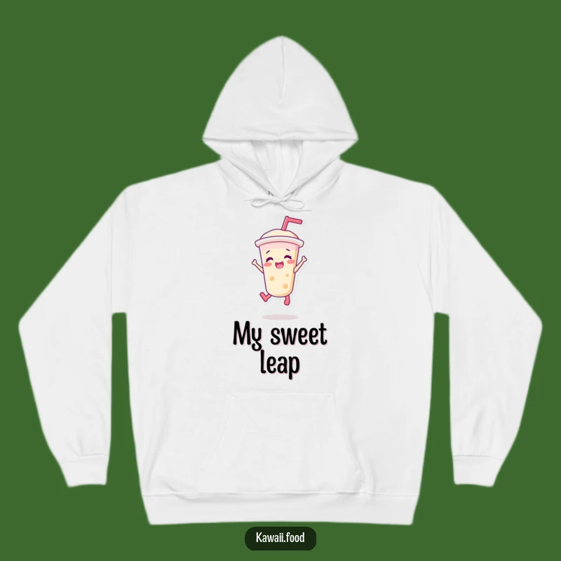 Funny Bubble Tea Jump Hoodie - Cozy and Hilarious Drink Lover Gift