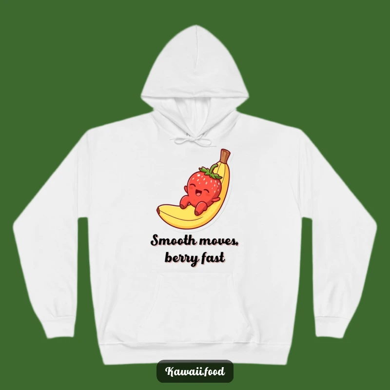 Funny Strawberry Banana Peel Hoodie, Cozy and Comical Gift
