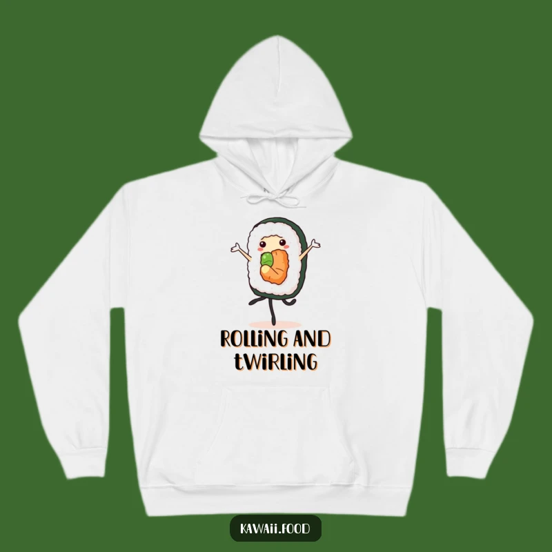 Funny Sushi Roll Hoodie: Cozy Elegance, A Great Funny Gift!