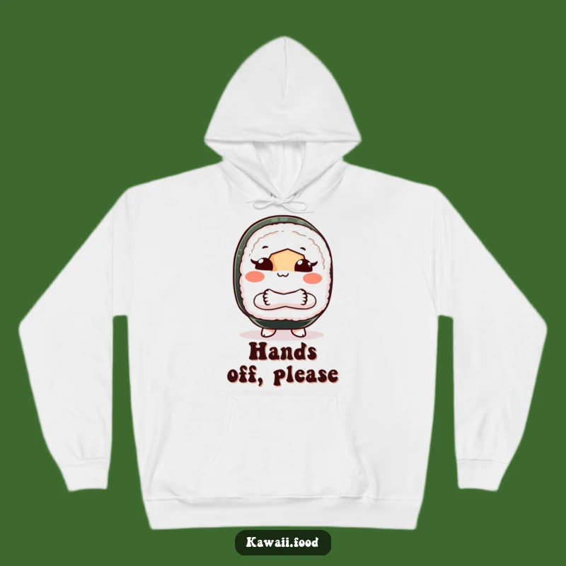Funny Sushi Shoo Hoodie: Cozy Protective Roll, Unique Gift