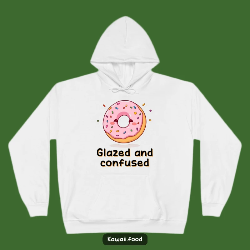 Funny Shy Donut Juggling Sprinkles Hoodie: Cozy Up with Sweet Charm