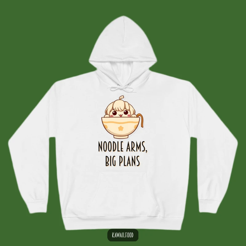 Funny Ramen Hoodie: Curious Noodle Character, Cozy & Hilarious Winter Wear, Best Gift