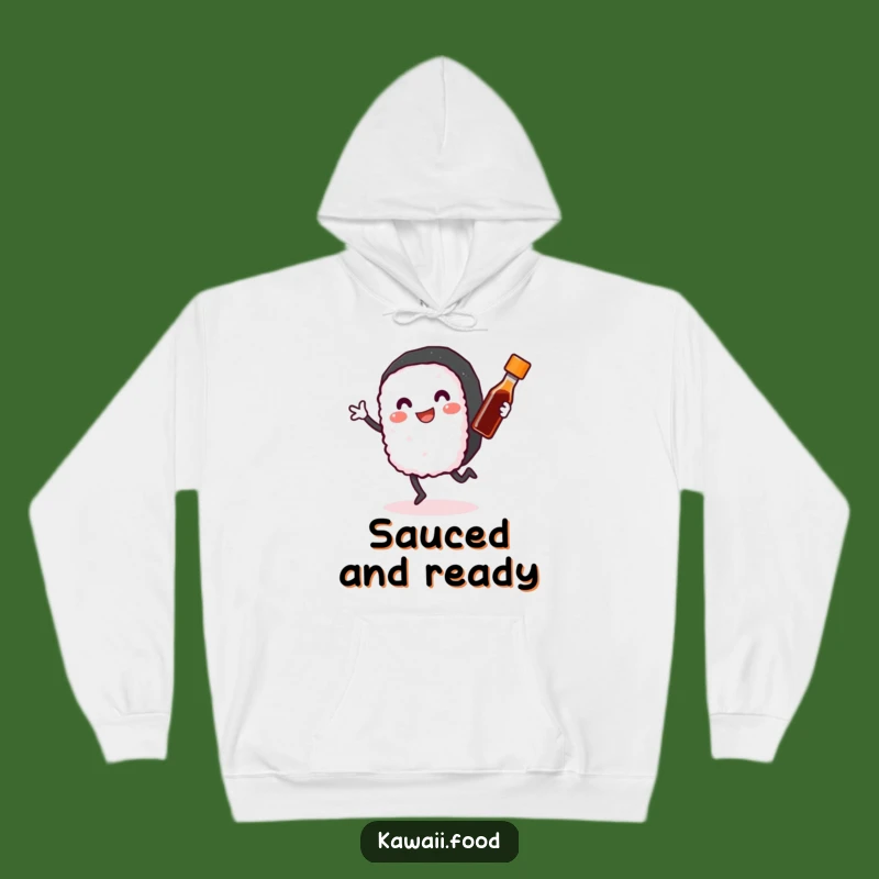 Funny Sushi Roll Hoodie: Cozy Dancer with Soy Sauce - Ultimate Funny Gift