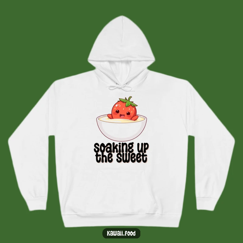 Funny Strawberry Swim Hoodie: Cozy Creamy Fun, Great Funny Gift