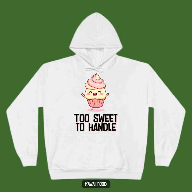 Cozy Funny Cupcake Hoodie: Snuggle Up with Sweet Frosting Hair Happiness