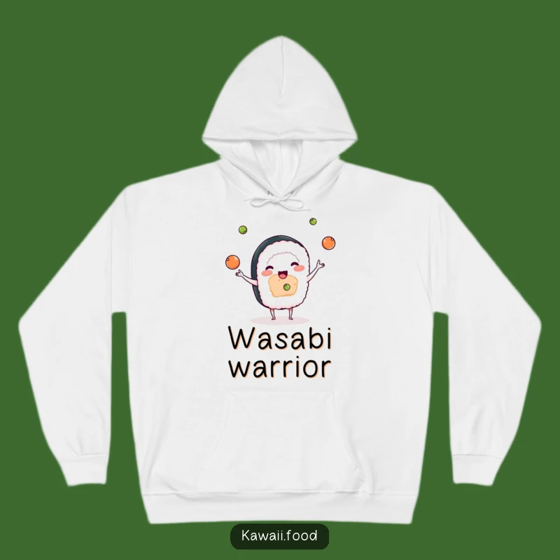 Funny Sushi Wasabi Juggling Hoodie - Cozy Foodie Fun and Gift