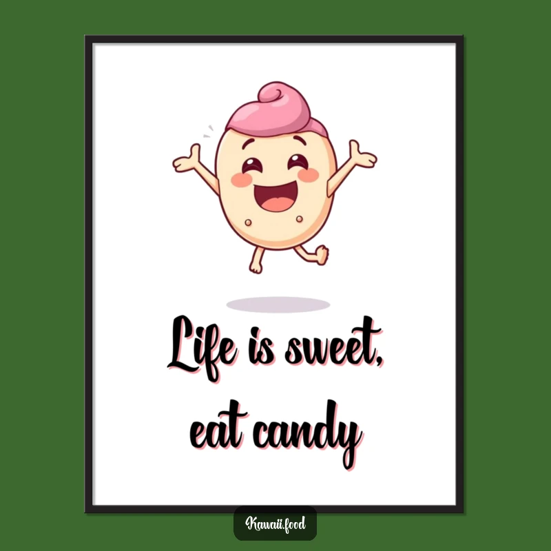 Free Printable Candy Bounce Wall Art- Hilarious Downloadable Decor!