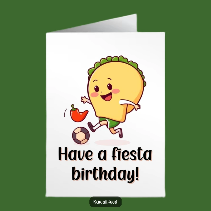 Free Printable Taco Birthday Card: Fiesta Fun Downloadable Gift for Food Lovers
