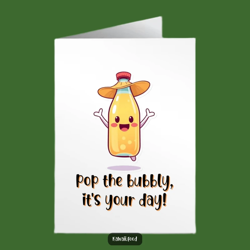 Free Printable Happy Birthday Soda Bottle Jump Card - Funny Downloadable Gift