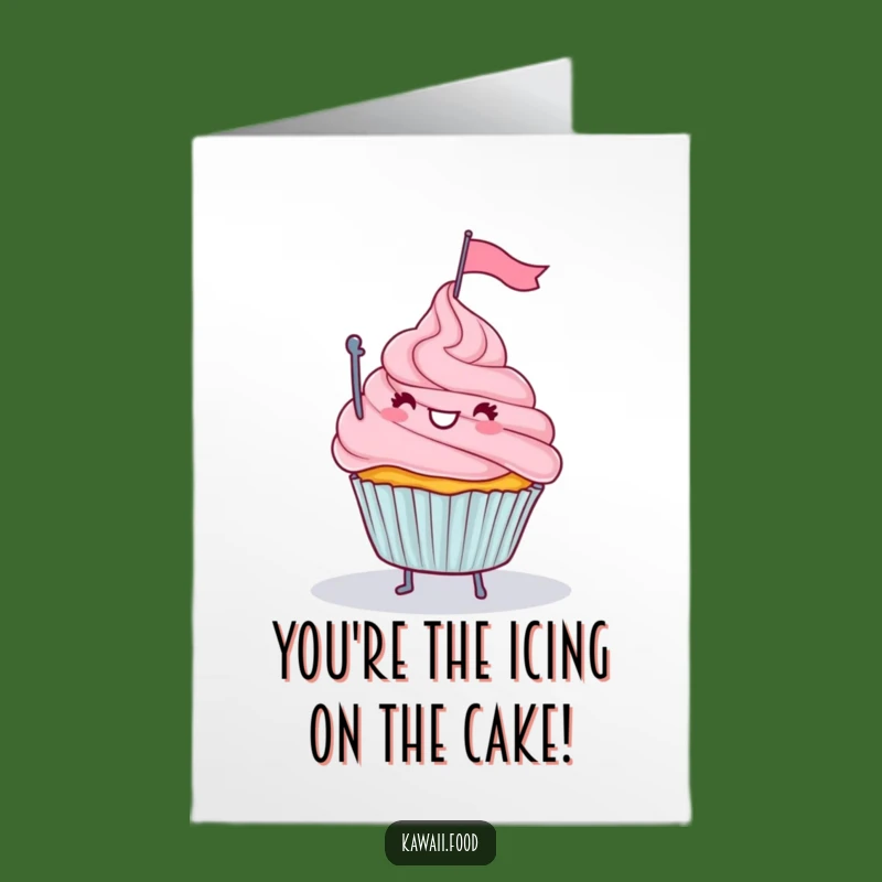 Free Printable Congrats Card: Cupcake Flag, Sweet Hilarious Downloadable Gift