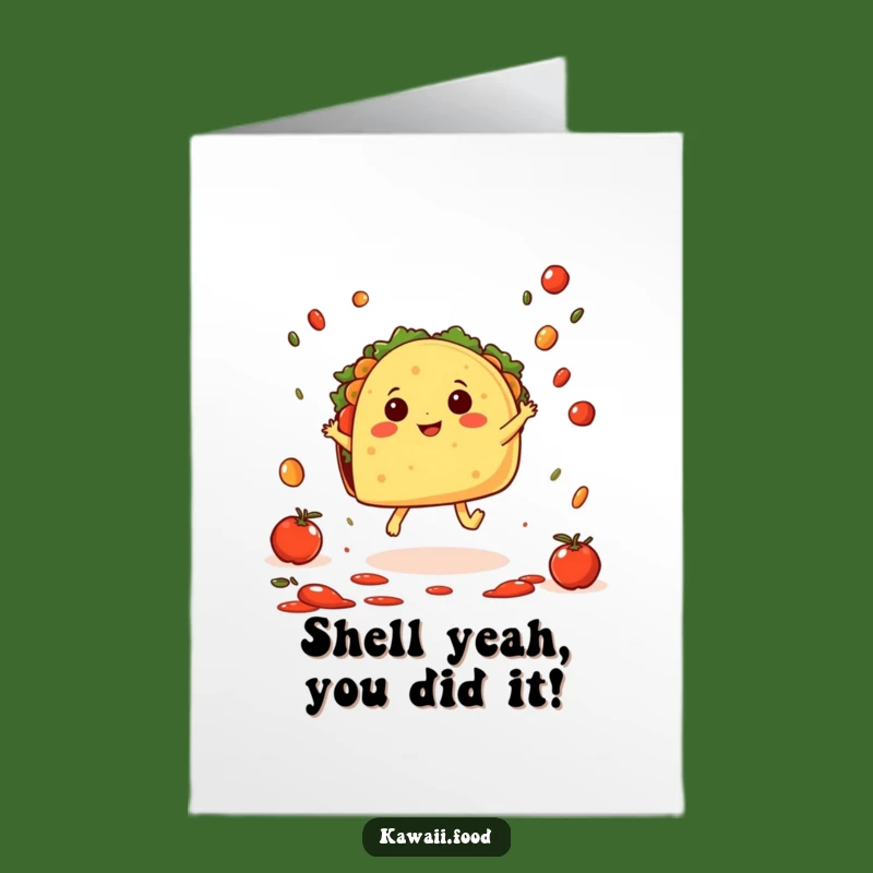 Free Printable Taco Congrats Card: Fiesta Celebration Downloadable Fun!