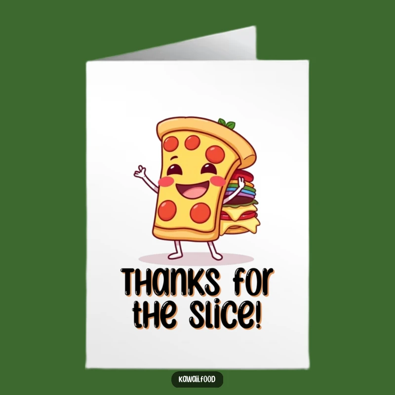 Free Printable Thank You Card: Pizza Topping Juggling, Fun Downloadable Gratitude