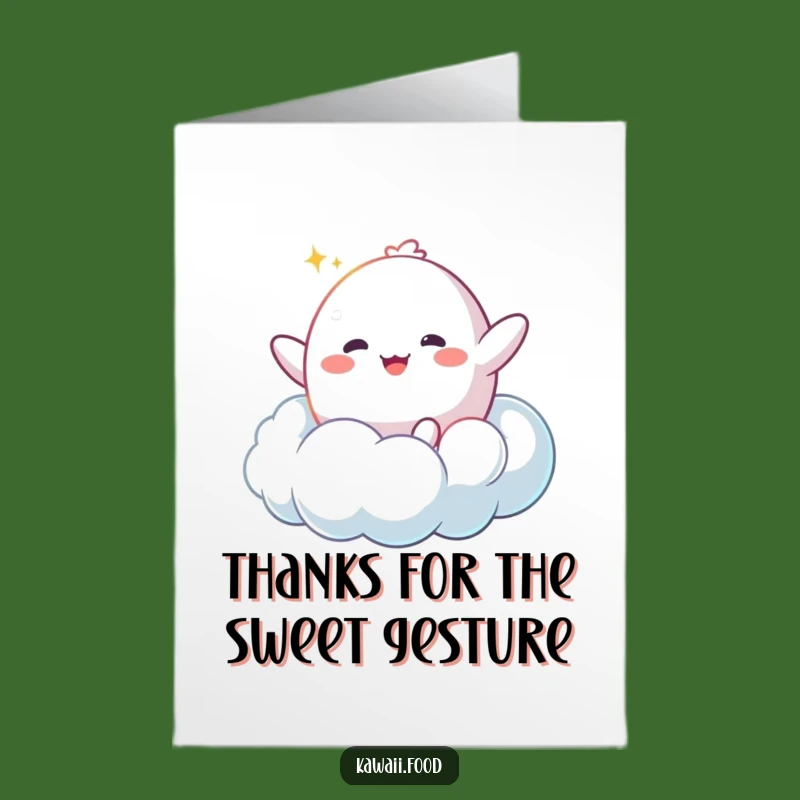 Free Printable Mochi Thank You Card: Bouncing Gratitude Downloadable!