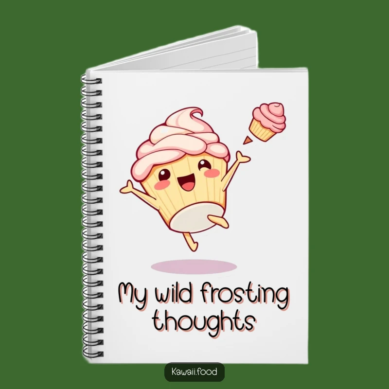 Funny Cupcake Cartwheel Notebook: Playful Frosting Ideas, Journal Your Sweet Thoughts