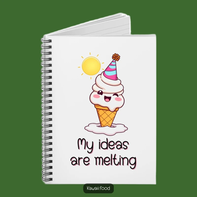 Funny Ice Cream Notebook: Hilarious Journal for Sweet Ideas