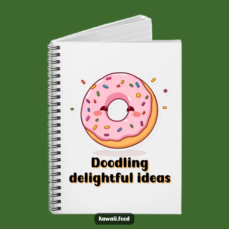 Funny Shy Donut Juggling Sprinkles Notebook: Jot Down Sweet Ideas
