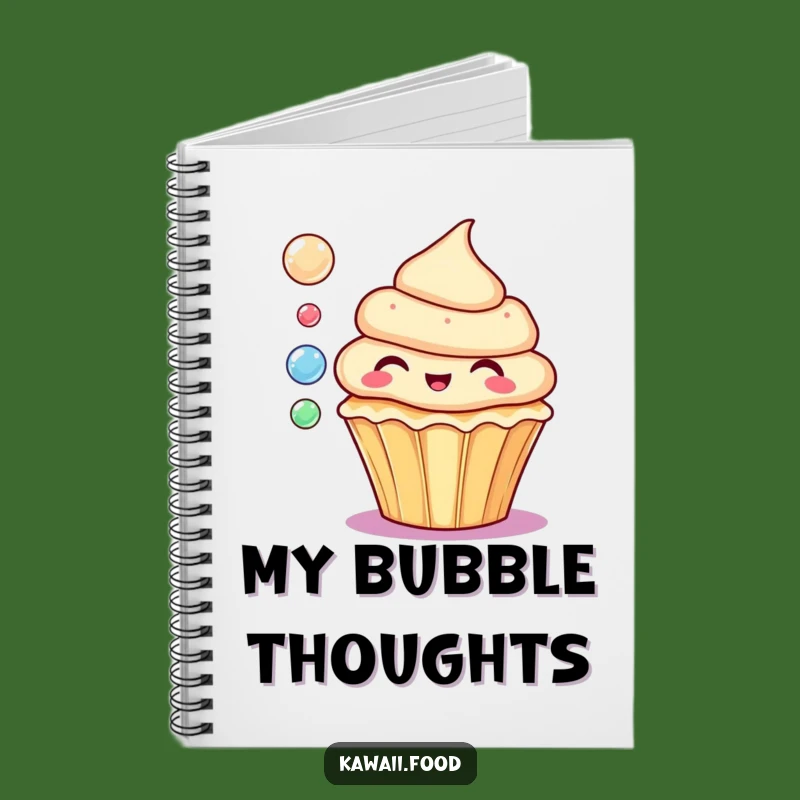 Funny Cupcake Bubbles Notebook: Whimsical Sweet Journal for Notes
