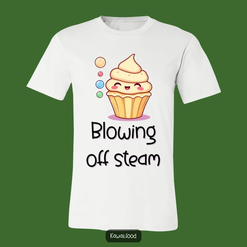 Funny Cupcake Bubbles T-Shirt: Whimsical Sweet Tee for Playful Souls