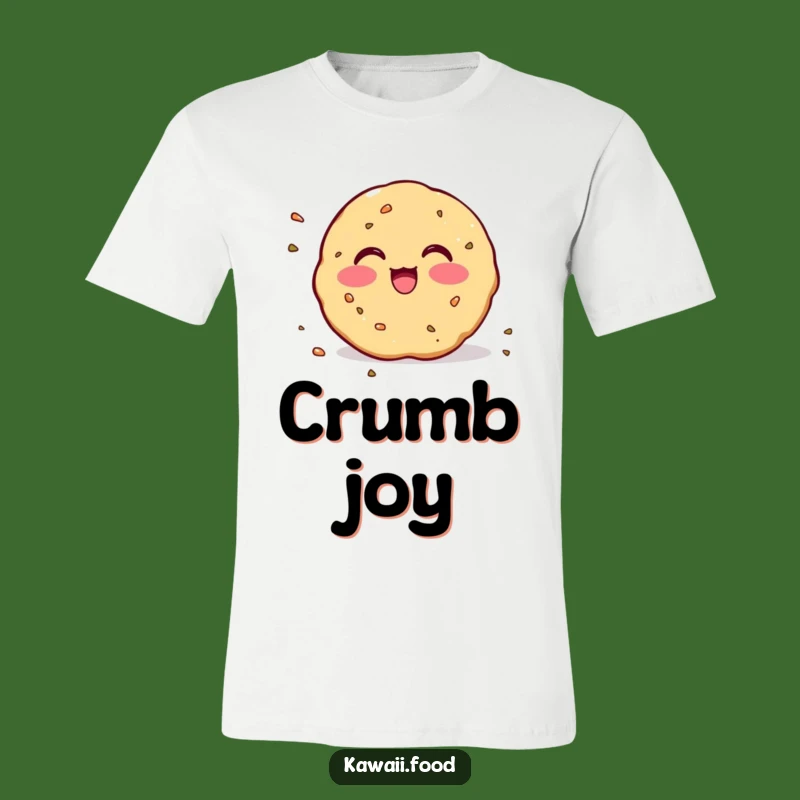 Funny Blushing Cookie Tee: Excited Crumbs Shirt, Perfect Funny Gift for Bakers
