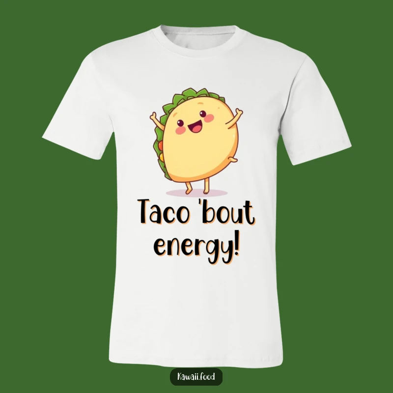 Funny Happy Taco Cartwheel T-Shirt: Wear Your Delicious Energy